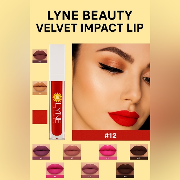 Matte Lipstick Kit Makeup Cosmetic Hyaluronic Acid Aloe Vera Pigment Sunscreen - Picture 3 of 16